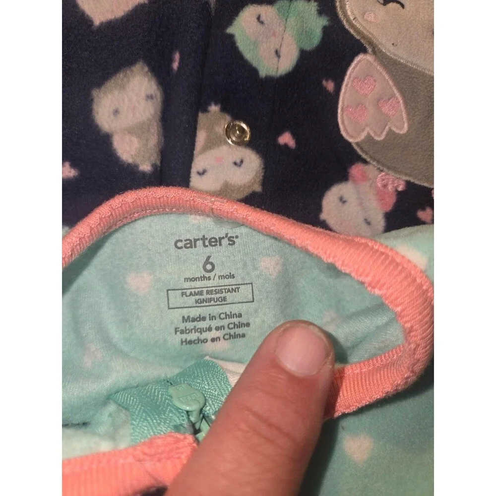 6 Months Baby Girl Clothes Lot of 8 Carter’s Included